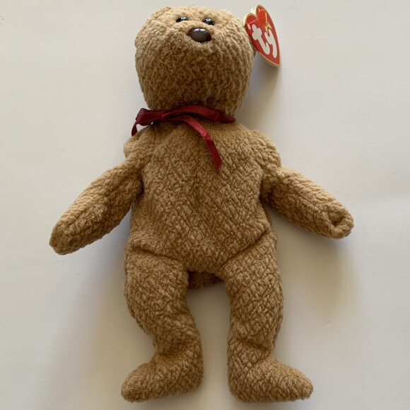 TY Beanie Babies - Curly - 1996 Original Retired (Brown Nose) - Style 4052 - Picture 8 of 14